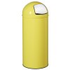 Odpadkový koš s houpacím víkem, žlutý, objem 45 litrů, Rossignol 57423