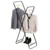 Praktický stojan na šaty, černý, kovový, Compactor Stender SVEN RAN7657