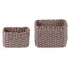 Sada 2 ks pletených košíků, hnědé, Compactor RAN7420