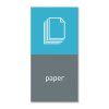 Simplehuman magnetický štítek na odpadkový koš -papír - paper