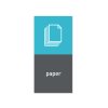 Simplehuman magnetický štítek na odpadkový koš -papír - paper