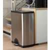 Simplehuman pedálový odpadkový koš o objemu 50 L, matná ocel, CW1816