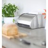 Chlebník Roll Top velký, matná ocel, výsuvný, Brabantia 348921