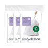 Simplehuman sáčky do koše, objem 10-12 L, typ C, 60 ks, CW0252