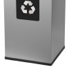 Koš na tříděný odpad Eko Square Nord 90 l ocel protiskluzová základna