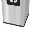 Koš na tříděný odpad Eko Square Nord 90 l ocel protiskluzová základna