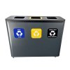na tříděný odpad Eko Star Station 3 x 60 l, lakovaná ocel