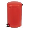 Pedálový odpadkový koš Doman Freedom Fresh 20 l, lakovaná ocel, červená