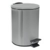 Odpadkový pedálový koš do koupelny či WC , kartáčovaná ocel