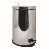 MSV pedálový odpadkový koš, lesklá nerezová ocel, 20 L