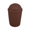 Odpadkový koš z lehkého a kvalitního polypropylen plastu hnědý