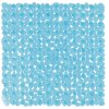 Spirella protiskluzová podložka do sprchy RIVERSTONE, modré PVC, 54x54 CM