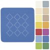 Barevné varianty podložky 55 x 55 cm v modré barvě