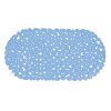 MSV protiskluzová podložka do vany GALETS, světle modré PVC, 99 x 39 cm