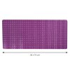 Rozměry protiskluzové podložky QUADRO jsou 36 x 76 cm barva fialová
