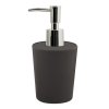 Tmavě šedý Spirella dávkovač mýdla TAKEO o objemu 400 ml