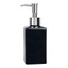Černý Spirella dávkovač mýdla QUADRO QUADRO