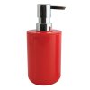 Červený plastový MSV dávkovač mýdla INAGUA 240 ml