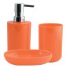 Dávkovač mýdla s kelímkem a mýdlenkou INAGUA oranžové