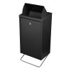 Koš o objemu 18 litrů v černé barvě se zámkem
