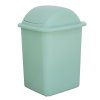 Odpadkový koš s výklopným víkem v zelené barvě o objemu 18 litrů
