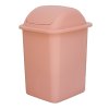 Výklopný odpadkový koš v barvě korálové o objemu 18 litrů