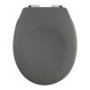 Spirella WC prkénko NEELA, soft-close, šedé