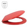 MSV červené WC prkénko CLEO, MDF