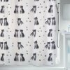 Spirella sprchový závěs KITTY Paw, motiv kočky, bílý, 180 x 200 cm