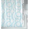 Spirella sprchový závěs ze série CLAIRE s motivem kruhy