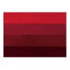 Spirella koupelnová předložka FOUR v červené barvě 60 x 90 cm