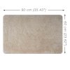 Spirella koupelnová předložka BRIZZOLO v béžové barvě 60 x 90 cm