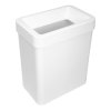 Odpadkový koš na tříděný odpad Caimi Brevetti Maxi W,50 L, bílý, sklo