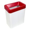 Odpadkový koš na tříděný odpad Caimi Brevetti Maxi W,50 L, červený, elektro