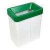 Odpadkový koš na tříděný odpad Caimi Brevetti Maxi W,50 L, zelený, sklo