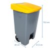 Rozměry odpadkového koše na tříděný odpad