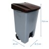 Rozměry odpadkového koše na tříděný odpad