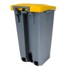 Nášlapný odpadkový koš na tříděný odpad zadní strana