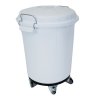 Nádoba na odpad Denox v bílé barvě na podstavci o objemu 70 L