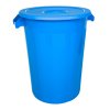 Modrá 100 l Denox nádoba na papírový odpad s víkem INDUSTRIAL