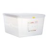 Denox gastronádoba GN2/3 s víkem GASTRONOX, 200 mm, polypropylen, objem 19 L
