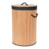 Compactor skládací koš na prádlo BAMBOO, kulatý_01