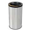 Koš na tříděný odpad STREAM DUO s vnitřní kovovou nádobou, 2 x 30 L