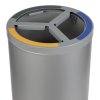 Kulatý recyklační koš 3x25 L od ALDA je moderní a elegantní