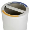 Kulatý recyklační koš 2x35 L od ALDA je moderní a elegantní