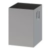 Vnitřní nádoba pro odpadkový koš EKO WALL Station, 25 L, pozinkovaná ocel, šedá