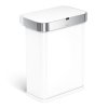 Bezdotykový odpadkový koš Simplehuman ST2033, bílý, 58L