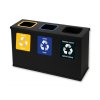 Sestava na tříděný odpad Eko Station Mini 3x12 l