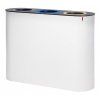 Designový koš na tříděný odpad o objemu 3 x 38 l
