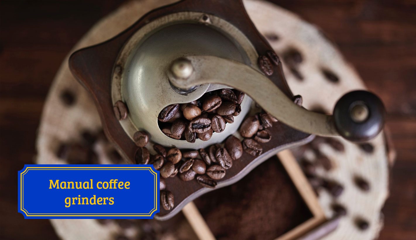 Manual coffee grinders